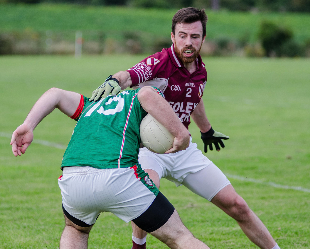 Glen Emmets v Oliver Plunketts in the 2017 Louth Football Divisi