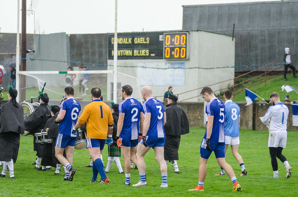 Newtown Blues v Dundalk Gaels, 2017 Louth Senior Football Champi
