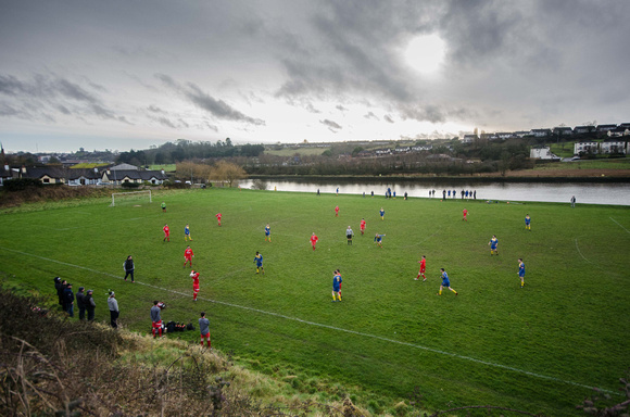 Grove Rangers v Robinstown in the 2017/18 NEFL Divison 4