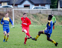 Grove Rangers v Robinstown in the 2017/18 NEFL Divison 4