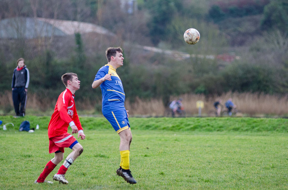 Grove Rangers v Robinstown in the 2017/18 NEFL Divison 4