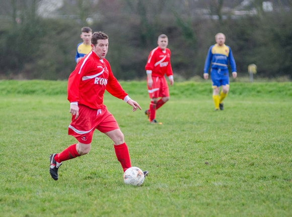 Grove Rangers v Robinstown in the 2017/18 NEFL Divison 4