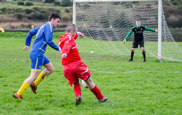 Grove Rangers v Robinstown in the 2017/18 NEFL Divison 4