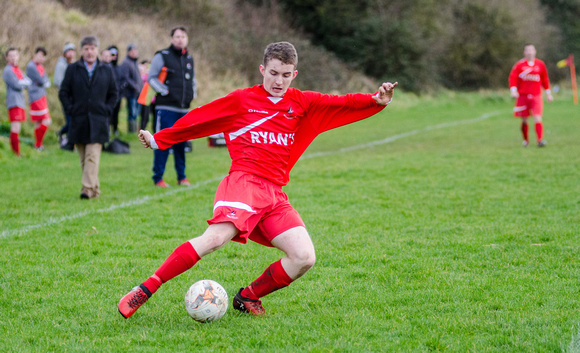 Grove Rangers v Robinstown in the 2017/18 NEFL Divison 4