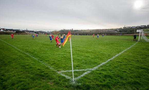 Grove Rangers v Robinstown in the 2017/18 NEFL Divison 4