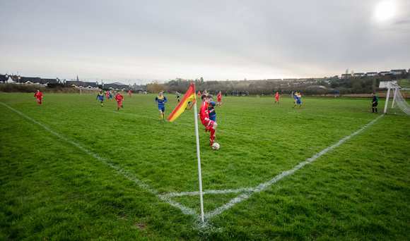 Grove Rangers v Robinstown in the 2017/18 NEFL Divison 4