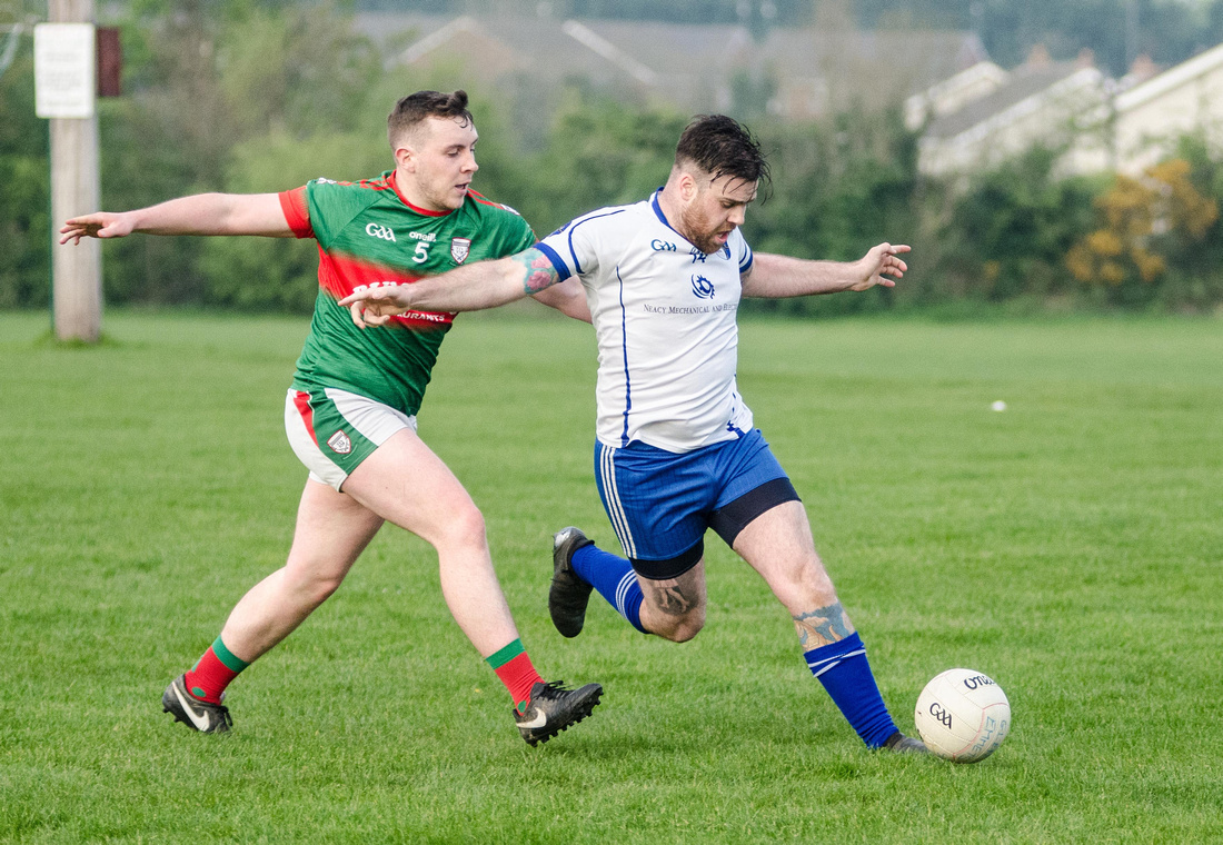 23rd April 2019: Glen Emmets v Lannleire, Louth Division 3 Footb